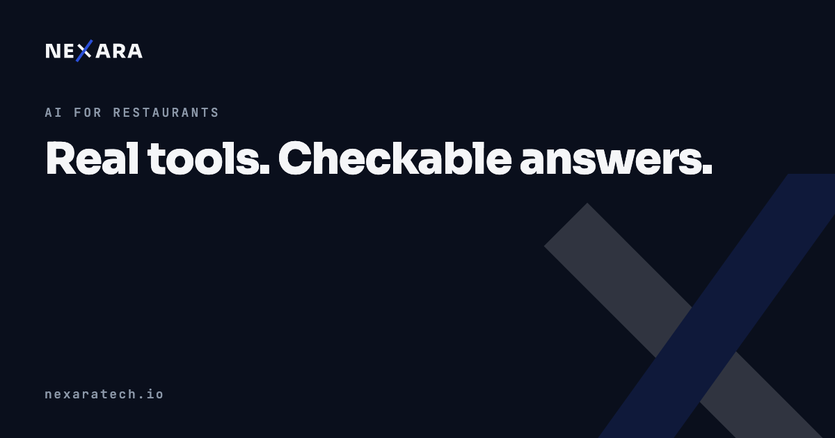 Real tools. Checkable answers.