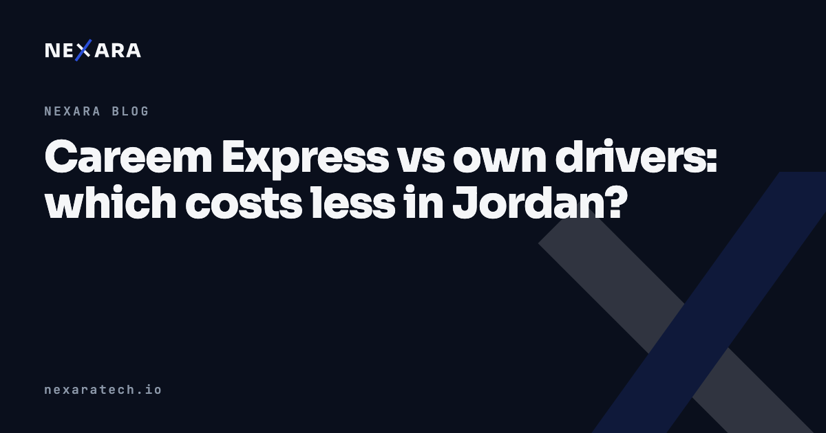 Careem Express versus your own drivers: the cost per delivery, worked out