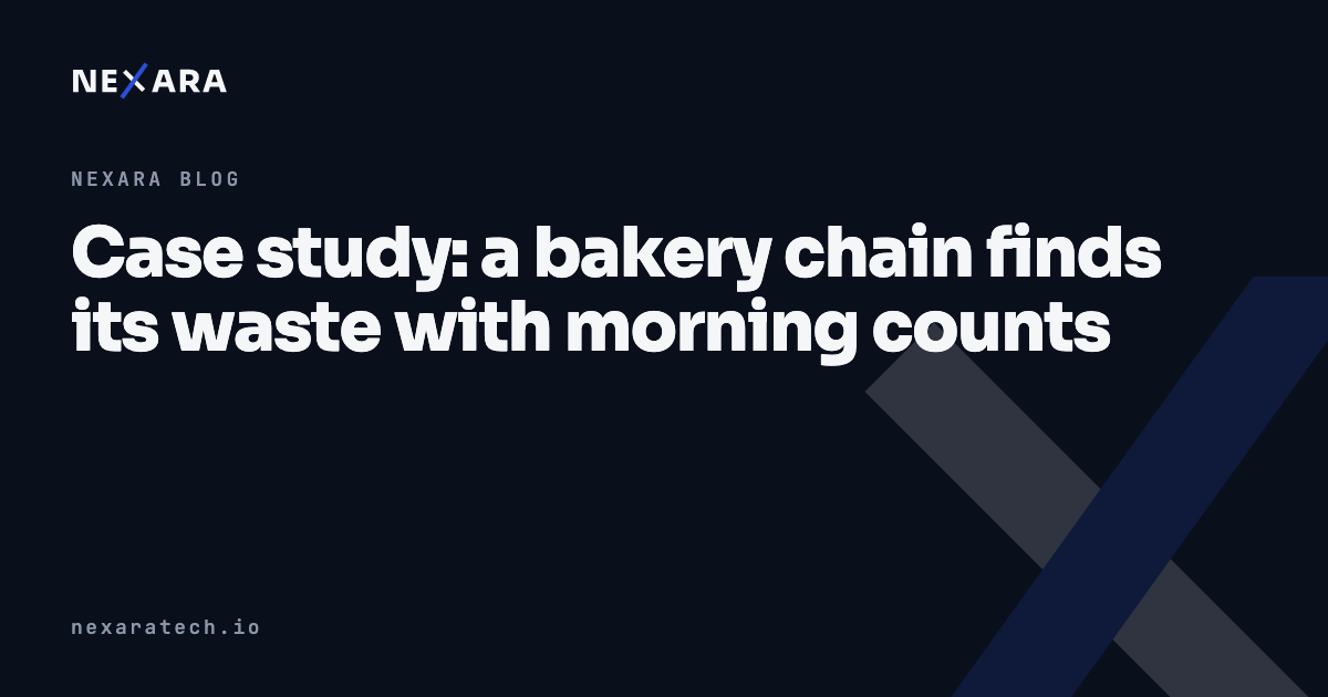 Case study: a bakery chain finds its waste with morning counts
