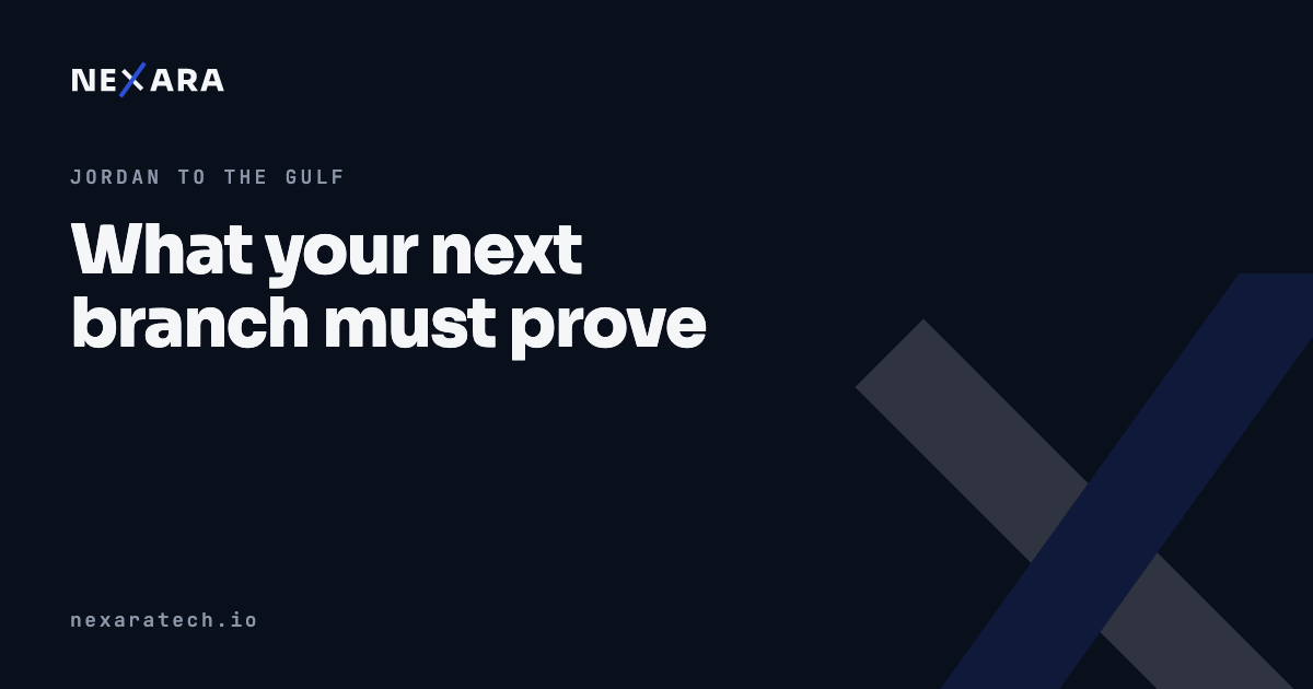 What your next branch must prove
