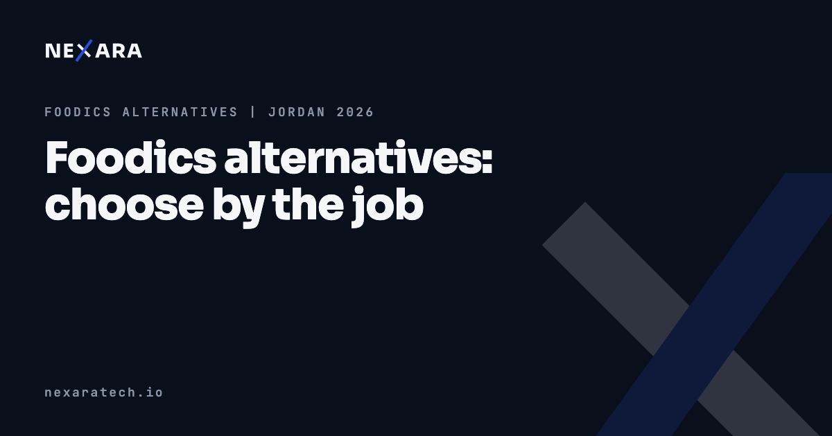 Foodics alternatives: choose by the job