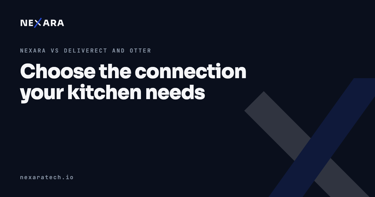 Choose the connection your kitchen needs