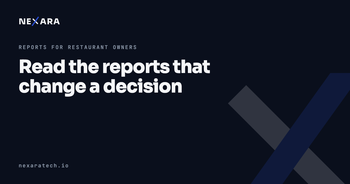 Read the reports that change a decision